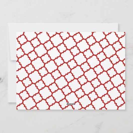 3枚の写真 – 巨大なハッピーホリデー – 赤クローバー シーズンカード (裏面)