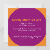 3枚の写真 60th SIXOH! フォト バースデー インビテ 招待状 (裏面)