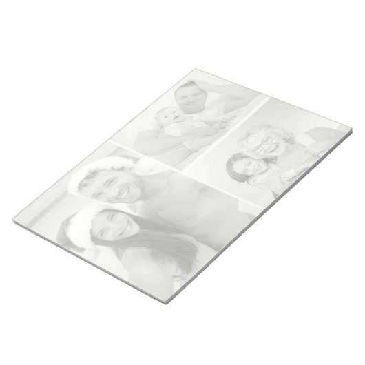 3枚の写真Auto Convert写真をB & Wライトトーンに ノートパッド (アングル)