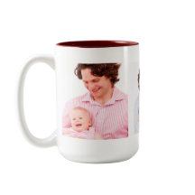 3枚の家族写真テンプレート パーソナライズされた