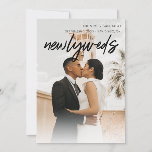 3枚の数々の写真の新着情報 – 黒 招待状 (正面)