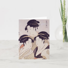 3枚の美しいの現在のノートカー空白のド カード