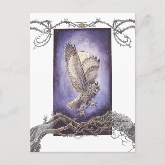 3枚の許可済みリングや輪葉書 ポストカード (正面)