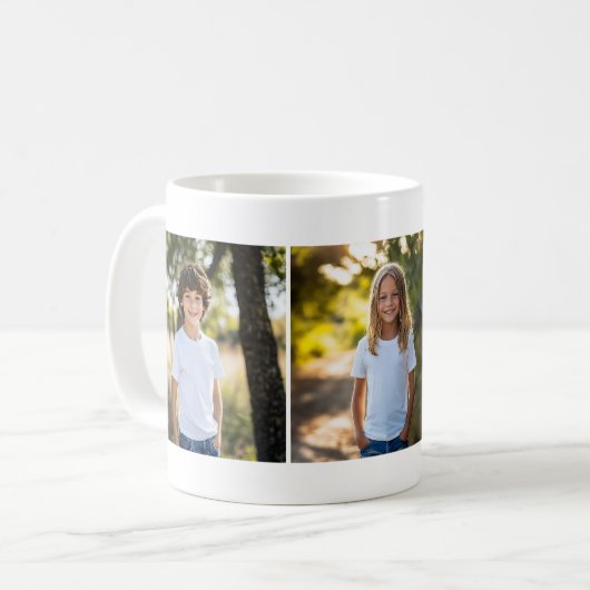 3枚のInstagram写真を作成する コーヒーマグカップ (正面左)