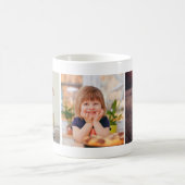 3枚のInstagram写真コラージュデザイン コーヒーマグカップ (中央)