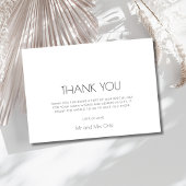 3枚エレガントの写真が結婚ありがとう サンキューカード
