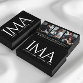 3枚エレガント写真Triptych Model Agency 名刺