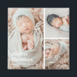 3枚シンプルのフォトマグネットパーソナライズされたの格子 マグネット<br><div class="desc">写真のギフトは最高のギフトだ!テキスパーソナライズされたトや写真を簡単に使用して、を見るカスタムことができる。Berry Berry Sweetによって設計。その他のデザインを表示する： www.berryberrysweet.com</div>