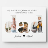 3枚パパ切り出しお父様の日のプレゼント フォトプラーク (正面)