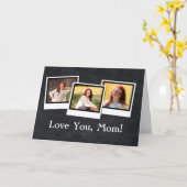 3枚パーソナライズされたの写真の写真の撮影:母の日 カード (黄色い花)