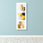 3枚パーソナライズされたの写真を追加カスタムする キャンバスプリント (インサイチュ (ウッドフロア))