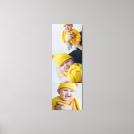 3枚パーソナライズされたの写真を追加カスタムする キャンバスプリント