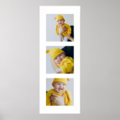 3枚パーソナライズされたの写真を追加カスタムする ポスター (正面)