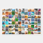 3枚フォトスクエアホワイトラッピング紙 ラッピングペーパーシート (正面2)