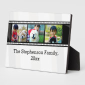 3枚フォトフィルムストリップの写真パーソナライズされた フォトプラーク (側面)