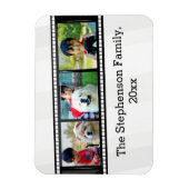 3枚フォトフィルムストリップの写真パーソナライズされた マグネット (縦)