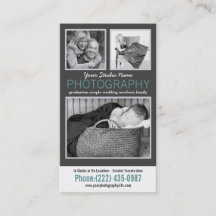 3枚モダンのサンプル写真を持つ写真家