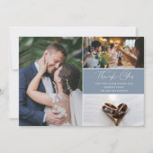 3枚モダンの写真が結婚ありがとう (正面)