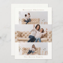 3枚モダンの写真と自然とクリームのコラージュ