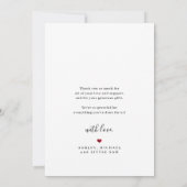 3枚モダンの写真コラージュベビー誕生 案内状 (裏面)