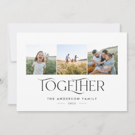 3枚モダンの写真錆アーチタイポグラフィ