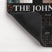 3枚モダンの写真2025カレンダーカスタム12か月 マウスパッド (コーナー)