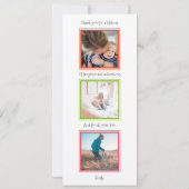 3枚モダンフォトハッピーマザーズDayフラットカード (裏面)