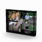 3枚モダン写真コラージュ3世代ファミリー フォトブロック (右)