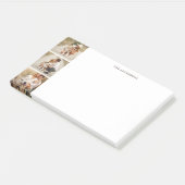 3枚写真のギャラリーパーソナライズされた ポストイット (アングル)