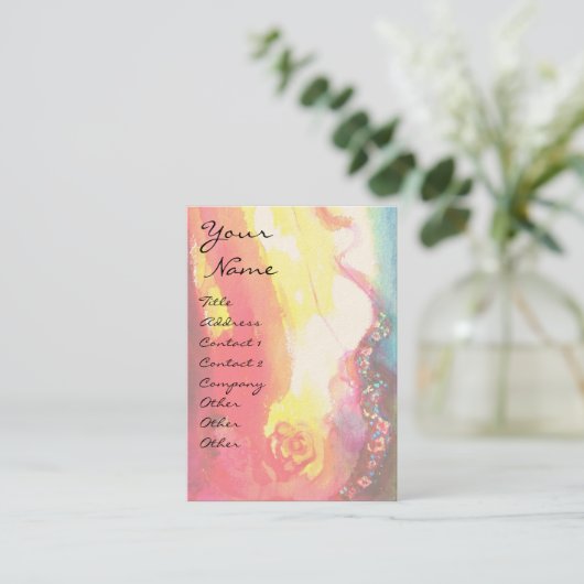 3枚目のマスクのベネチアンマスカレード 名刺 (スタンド正面)