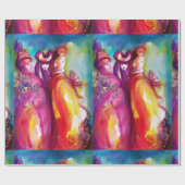 3枚目のマスク/ヴェネツィアカーニバル仮面舞踏会 ラッピングペーパー (フラット)