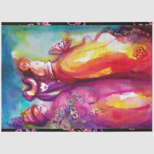 3枚目のマスク/ヴェネツィアカーニバル仮面舞踏会 薄葉紙 (正面)