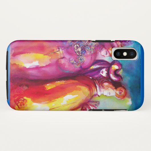 3枚目のマスク/ヴェネツィアカーニバル仮面舞踏会 Case-Mate iPhoneケース (裏面(横))