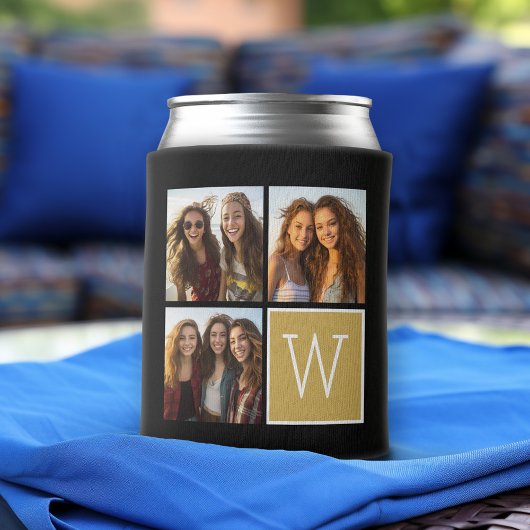 3枚 – Instagramフォトコラージュカスタムモノグラム 缶クーラー