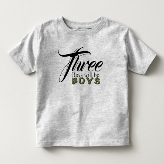 3枚 – Toddler 素晴らし Jersey Tシャツ (正面)