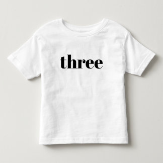 3枚 – Toddlers用ハッピーバースデーシャツ トドラーTシャツ