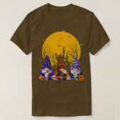 3格言ハッピーハローウィン秋キャンディコーンパンプク Tシャツ (デザイン正面)