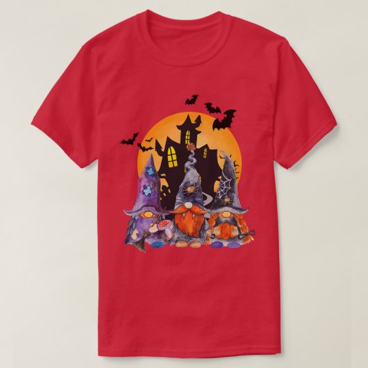 3格言ハッピーハローウィン秋キャンディコーンパンプク Tシャツ (デザイン正面)