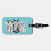 3機の賢い砂糖のグライダーの荷物のラベル ラゲッジタグ (正面横)