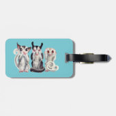 3機の賢い砂糖のグライダーの荷物のラベル ラゲッジタグ (裏面横)