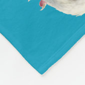 3機の賢い砂糖のグライダー フリースブランケット (角)