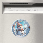 3次元すてき雪だるま マグネット (インサイチュ (食洗機))