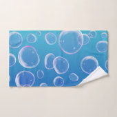 3次元のカラフル気泡 バスタオルセット (ハンドタオル)