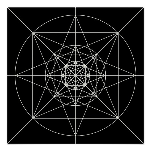 3次元の聖幾何学 ポスター (正面)