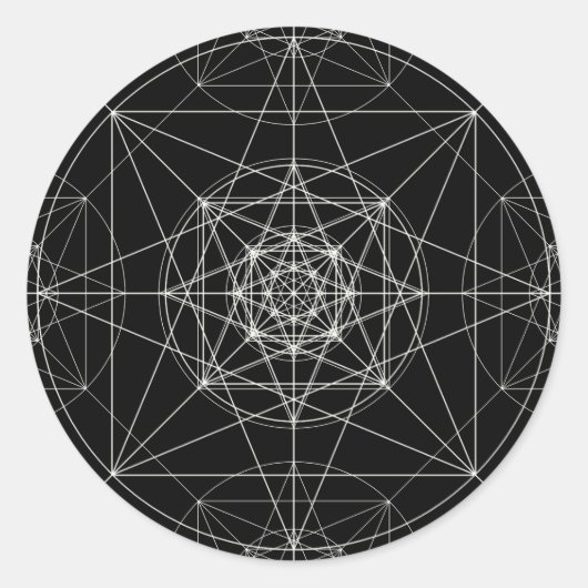 3次元の聖幾何学 ラウンドシール (正面)