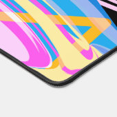 3次元ジオメトリック絵画抽象芸術 デスクマット (コーナー)