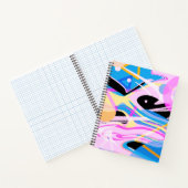 3次元ジオメトリック絵画抽象芸術 ノートブック (内部)