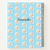 3次元デイジー花 ノートブック (裏面)