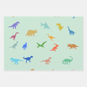 3次元ラッピングカラフル紙のセット子供へ ラッピングペーパーシート (正面3)