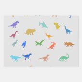 3次元ラッピングカラフル紙のセット子供へ ラッピングペーパーシート (正面)